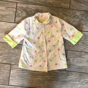 ☔️ Polka Dot Girls Rain Coat - 12 months